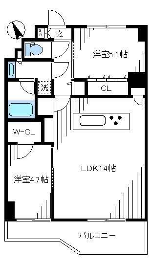 日本橋アビタシオンの間取り