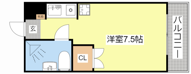 野洲市冨波甲のマンションの間取り