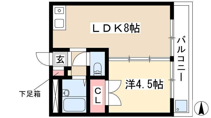 ラポールTの間取り