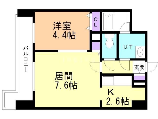 レジディア札幌駅前の間取り