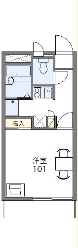 レオパレスアイディールの間取り