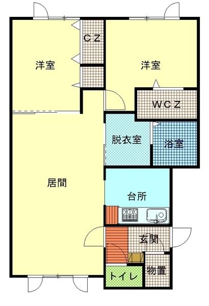 パフュームローズの間取り