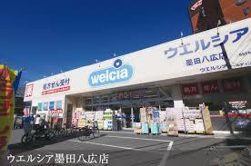 ドラックストア　ウエルシア墨田八広店（ドラッグストア）まで272m