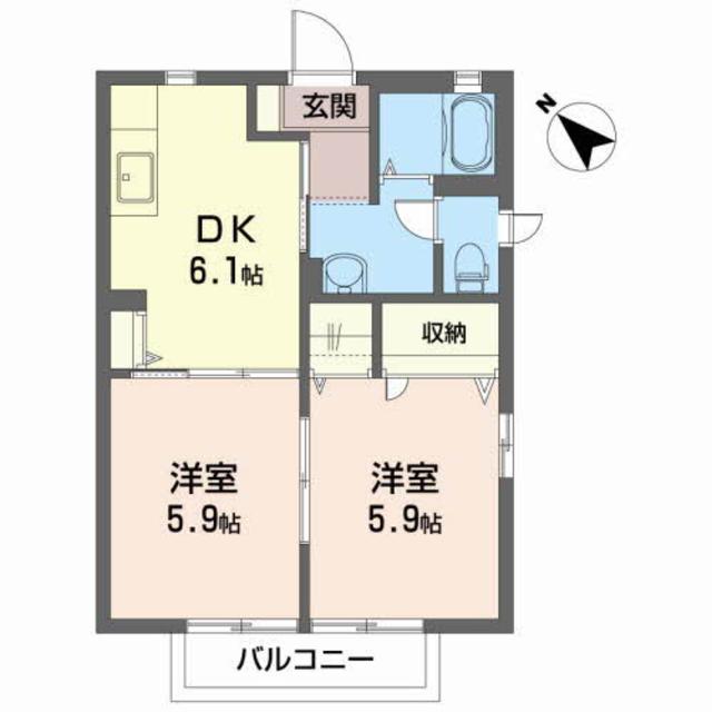 きぼうメゾンＳの間取り