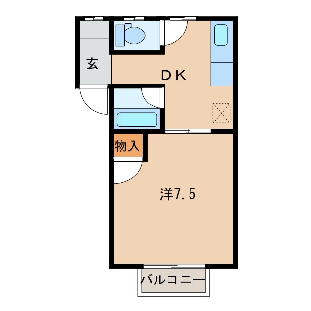 壱番館（高見原)の間取り