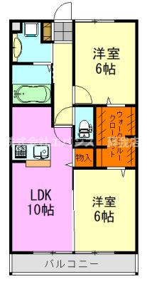 コンフォートヒルズ・蘇我宮崎台の間取り