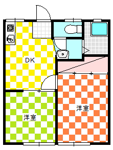 大東ハイツの間取り