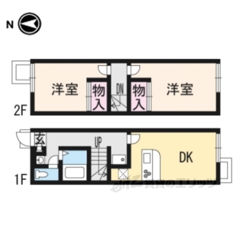 【レオパレス翔の間取り】