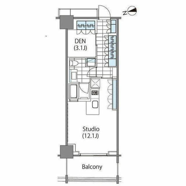 コンフォリア新宿イーストサイドタワーの間取り