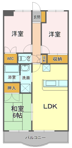 蔵屋敷マンションの間取り