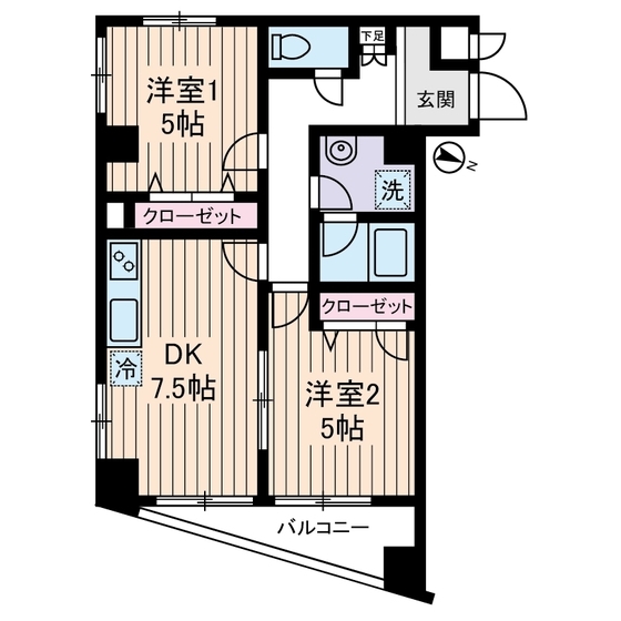 コート高橋の間取り