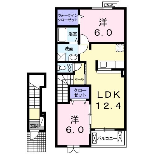 グリーンフィールド１１の間取り