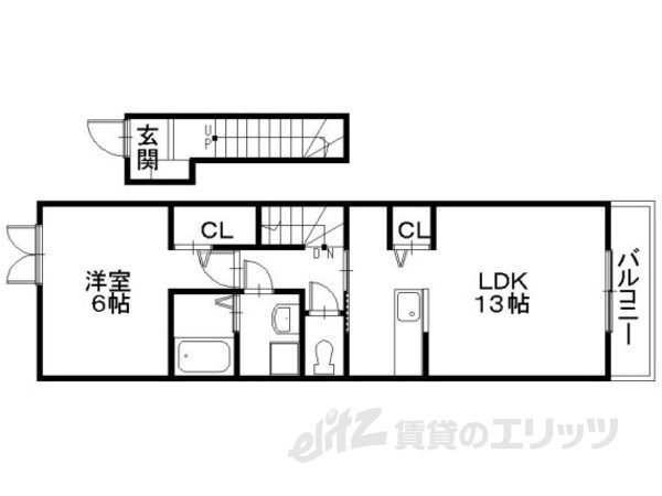 リバーサイド1の間取り