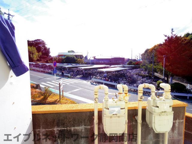 【静岡市駿河区大谷のアパートの眺望】