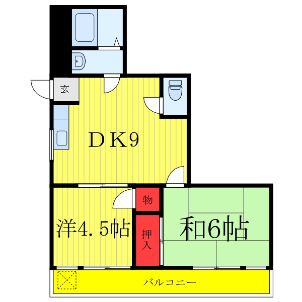 サンライズマンションの間取り