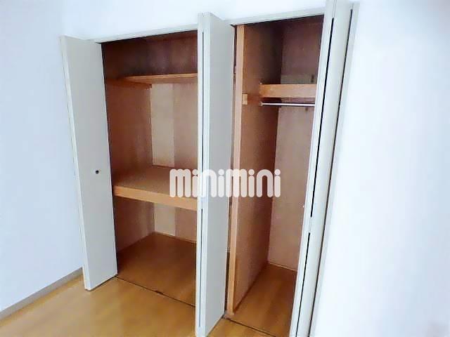 収納　クローゼットと収納がありたくさんしまえます