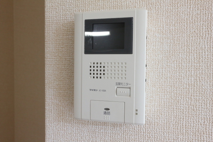 セキュリティ　モニター付きインターホンです