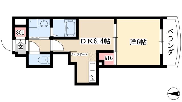エステムプラザ名古屋駅前プライムタワーの間取り