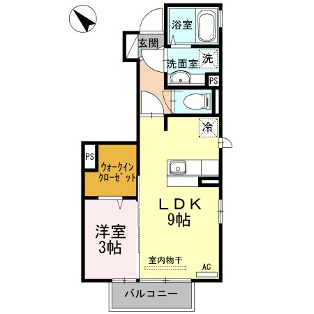 メルヴィーユの間取り