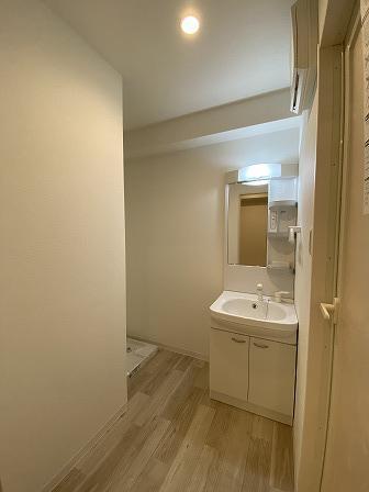 洗面設備　間取り（写真は209号）