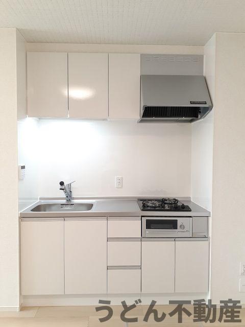 キッチン　うどん県のお部屋探しはうどん不動産へ うどんちゃんとLINE
