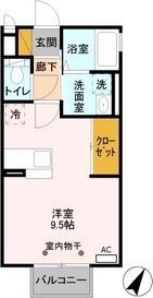 小田急小田原線 相武台前駅 徒歩13分 2階建 築16年の間取り写真