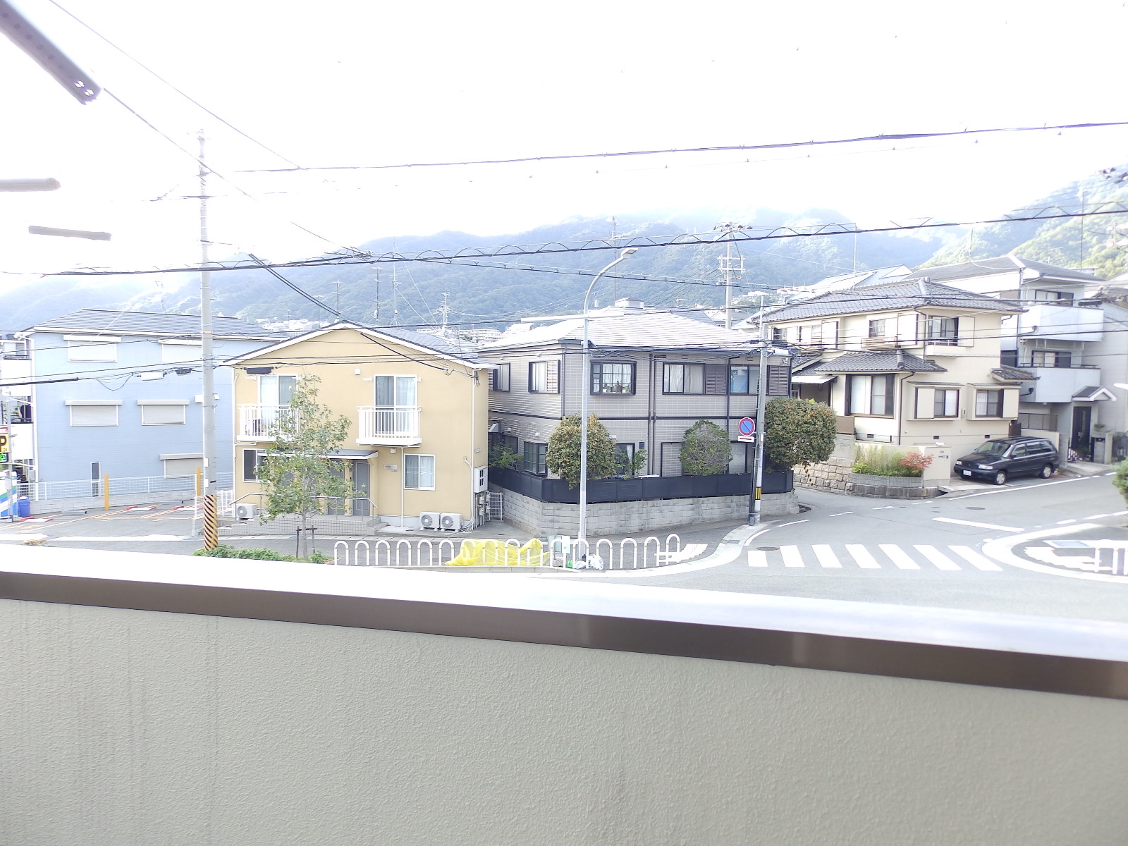眺望　山が見えます