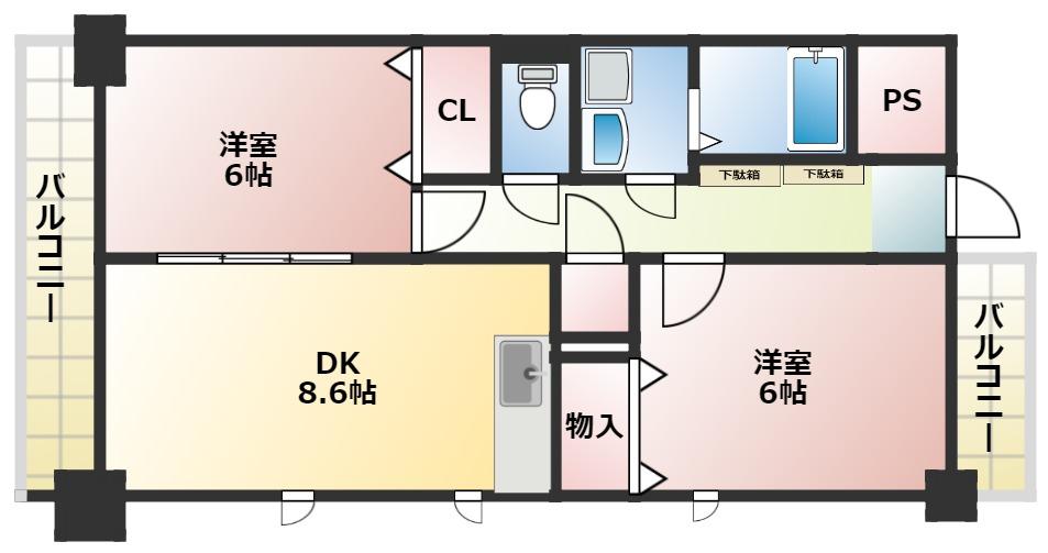 【雅ビルの間取り】