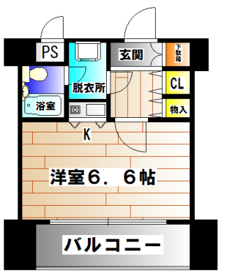 朝日プラザツインテージ神戸ＥＡＳＴの間取り