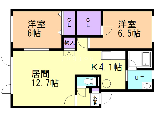 ＫＳ５ｊｏIIの間取り