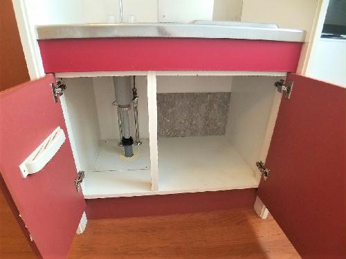 キッチン　シンク下もたっぷり収納出来ます。