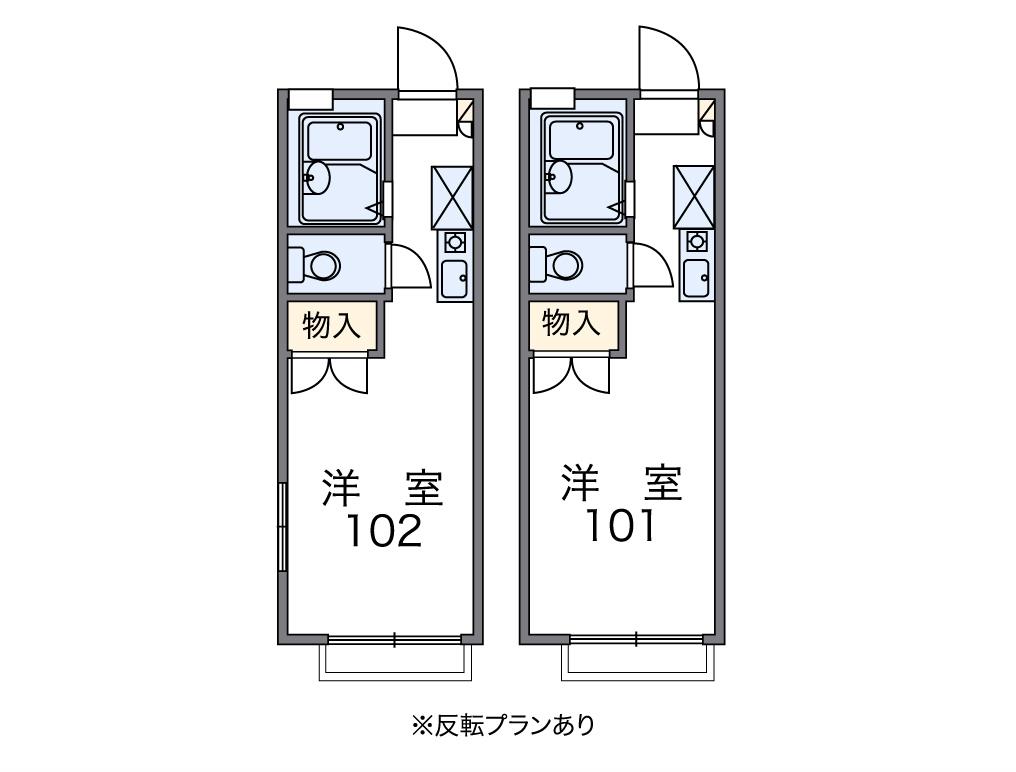 レオパレスシゲールの間取り