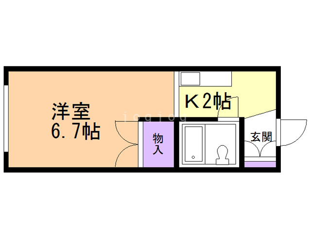 マンション永興の間取り