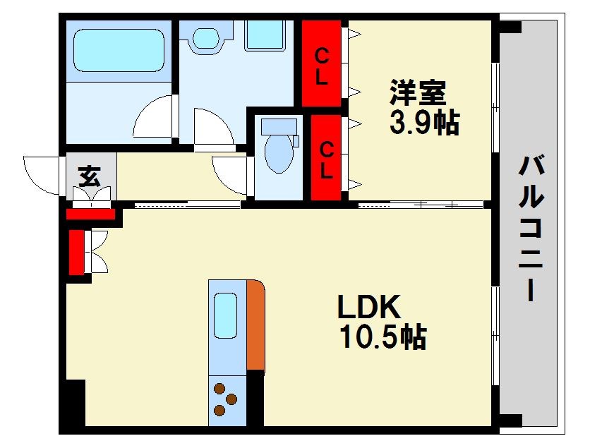 アバンダントsanchikuの間取り