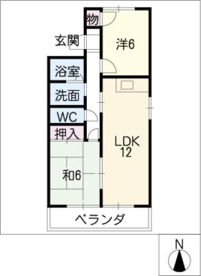 ハイツフジの間取り