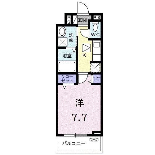 【アンジュ　ド　ボヌール　香里園の間取り】