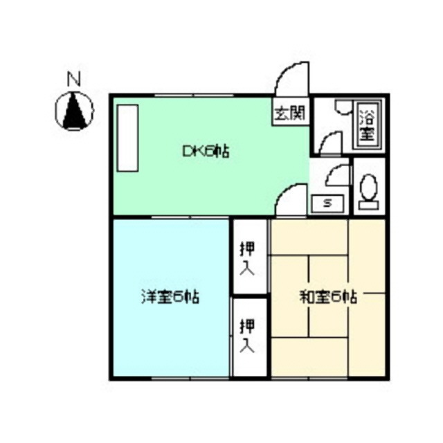 ハイツコシマエＡ棟の間取り