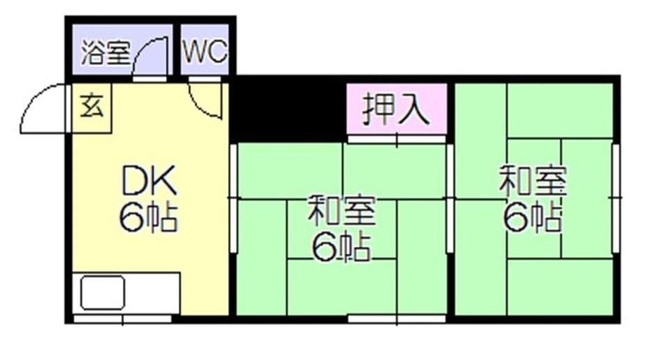 石井コーポの間取り