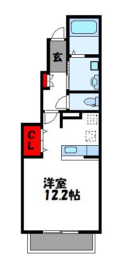 グリーンフォレストB棟の間取り