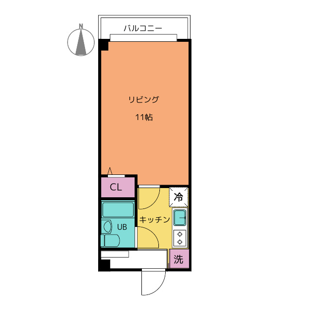 ニューカーサ麻布の間取り