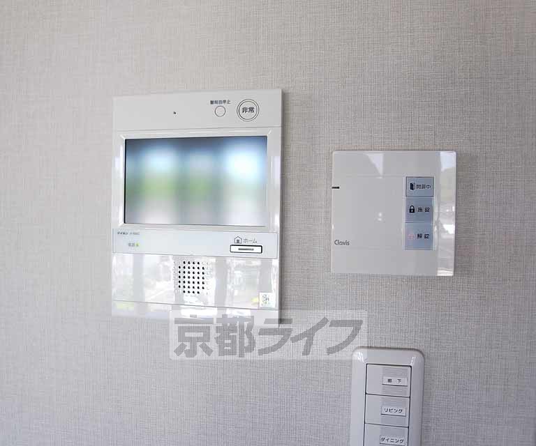 セキュリティ　来客もチェックできてセキュリティーは万全です。