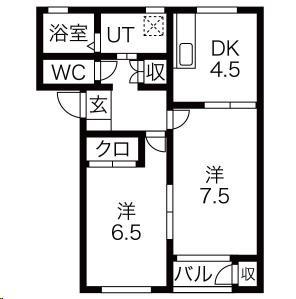 グレイスフルIの間取り