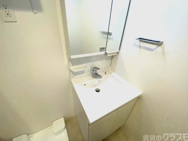 洗面設備　外出から帰ったらうがい・手洗いを。