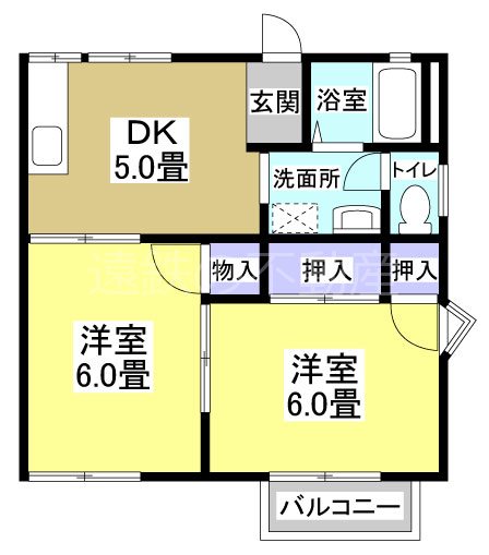 ロジュマン山梨の間取り