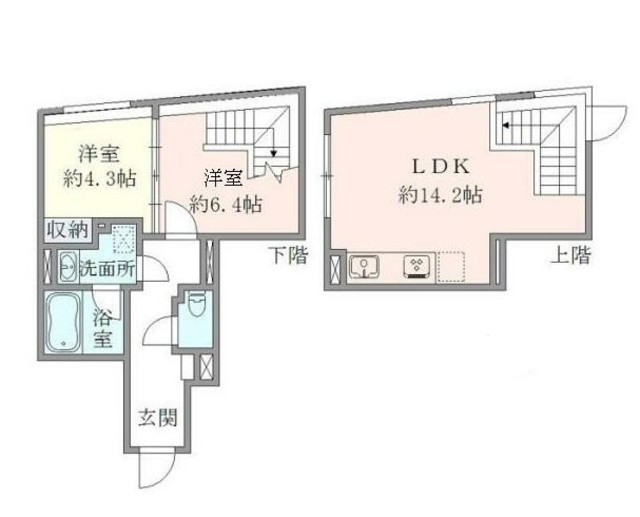 HTピア赤坂の間取り