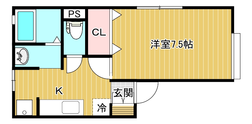 プレステージ悠の間取り