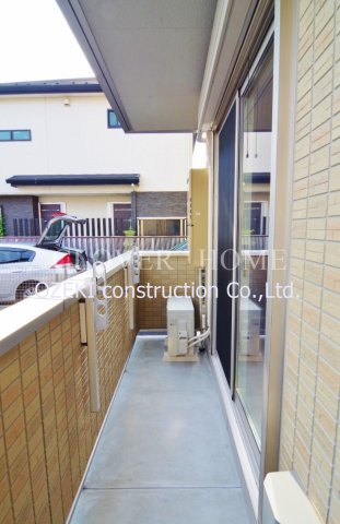 バルコニー　※写真は１階