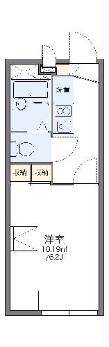 レオパレスシャンテの間取り