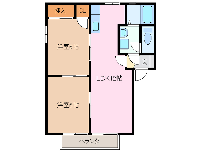 アクアヒルズの間取り