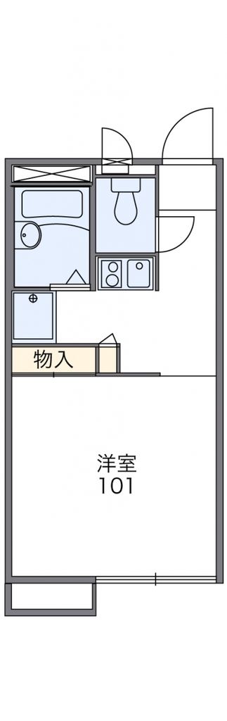 レオパレスＭ－４７の間取り